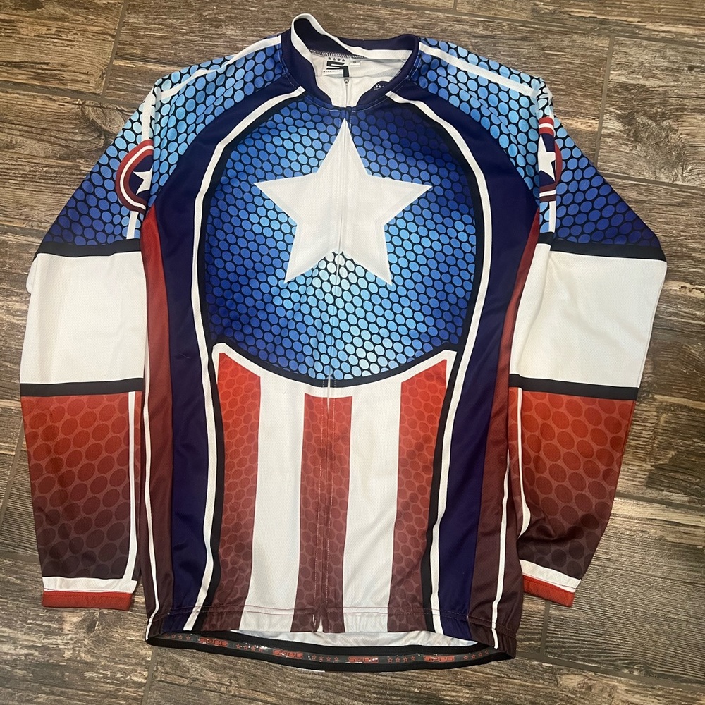Speg Captain America bike shirt